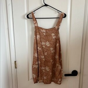 Kamea Design brown and white floral romper medium